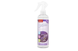 Best anti-bacterial air freshener: Ozmo Anti-Bacterial Air & Fabric Freshener Lavender Blush