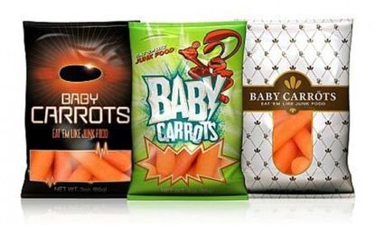 To win over kids, baby carrot growers are going to start packaging carrots in "Doritos-like" bags.
