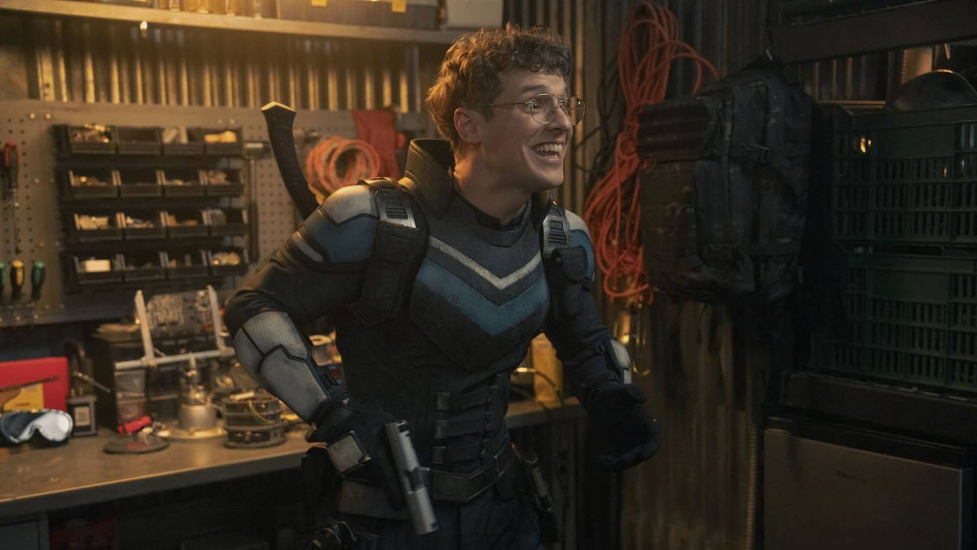 Freddie Stroma as Vigilante in Peacemaker season 2