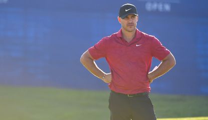 Koepka waits on the green