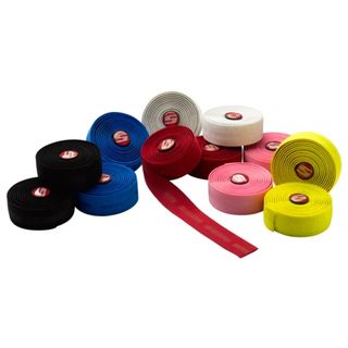 Multiple colours of SRAM super cork bar tape laid out