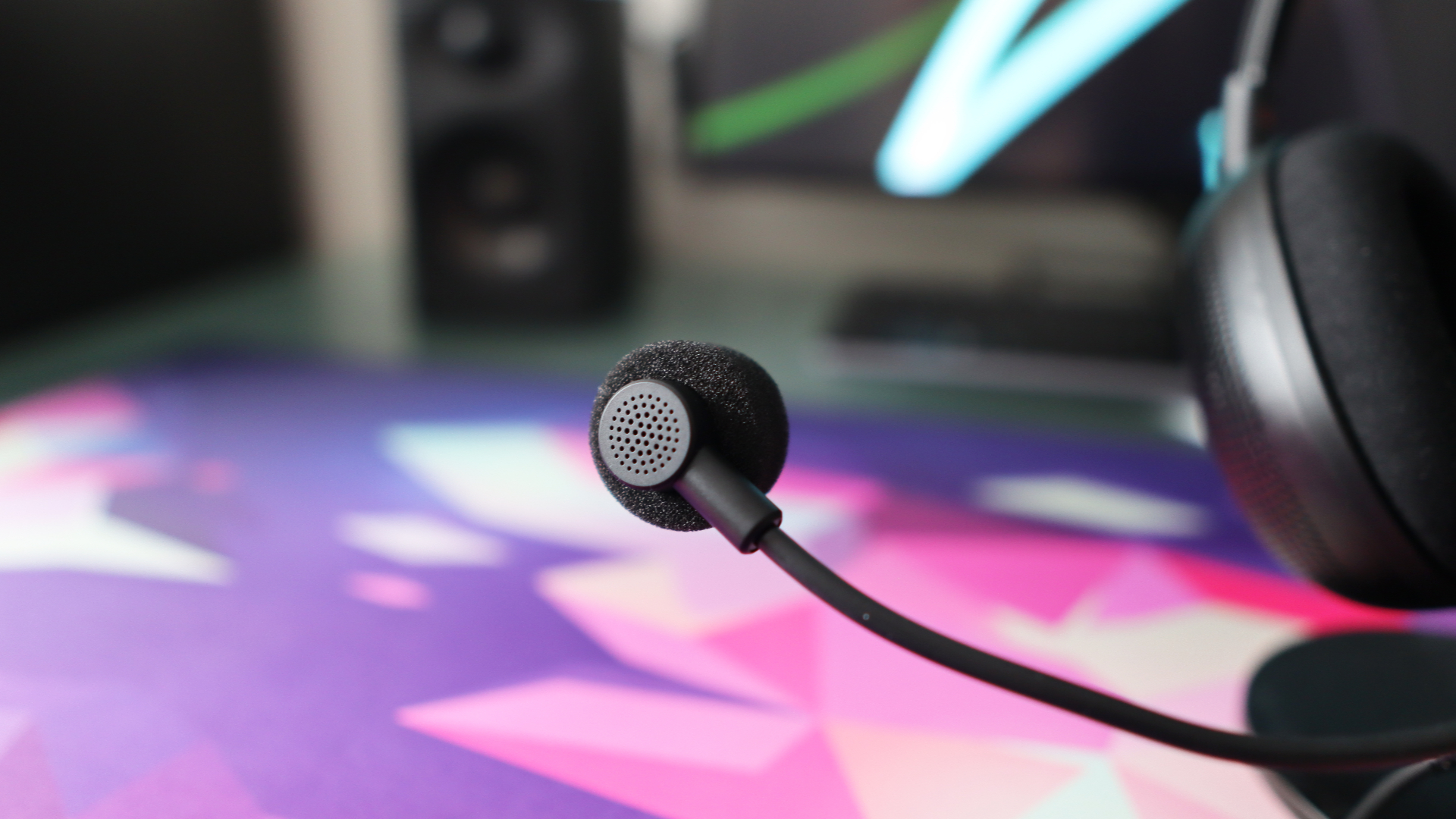 Sony Inzone H6 Air headset on a mouse pad.