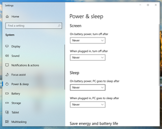 How to check laptop battery health in Windows 10 - power and sleep