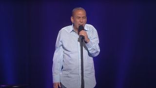 Gilbert Gottfried doing stand-up comedy