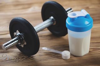 protein shake, protein, weightlifting