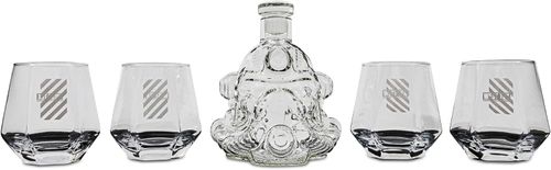 Fallout Brotherhood of Steel 5-Piece Whiskey Decanter Set