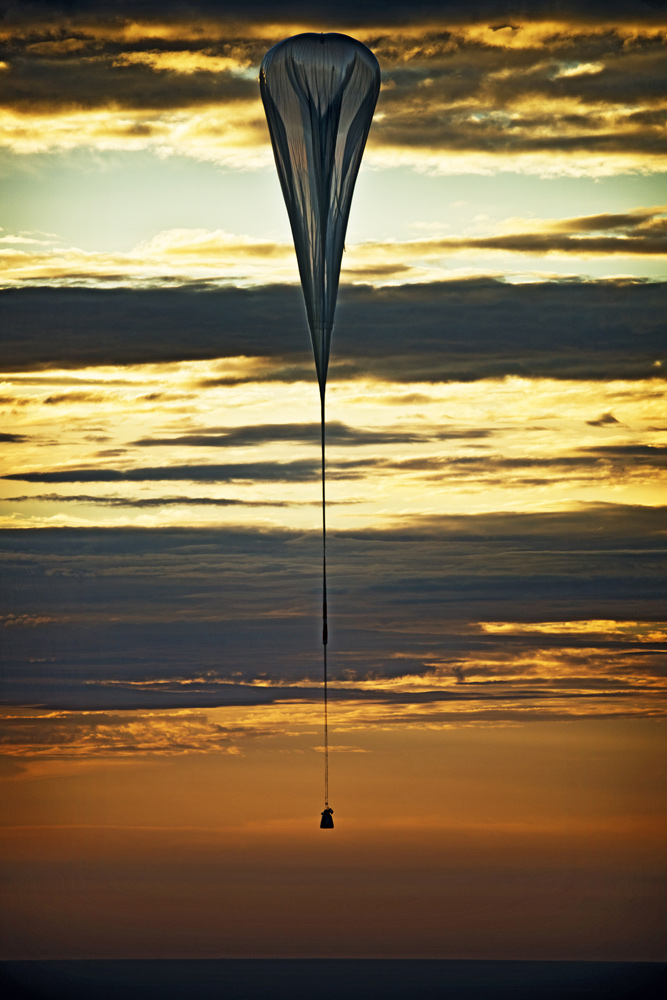 Red Bull Stratos Capsule and Balloon