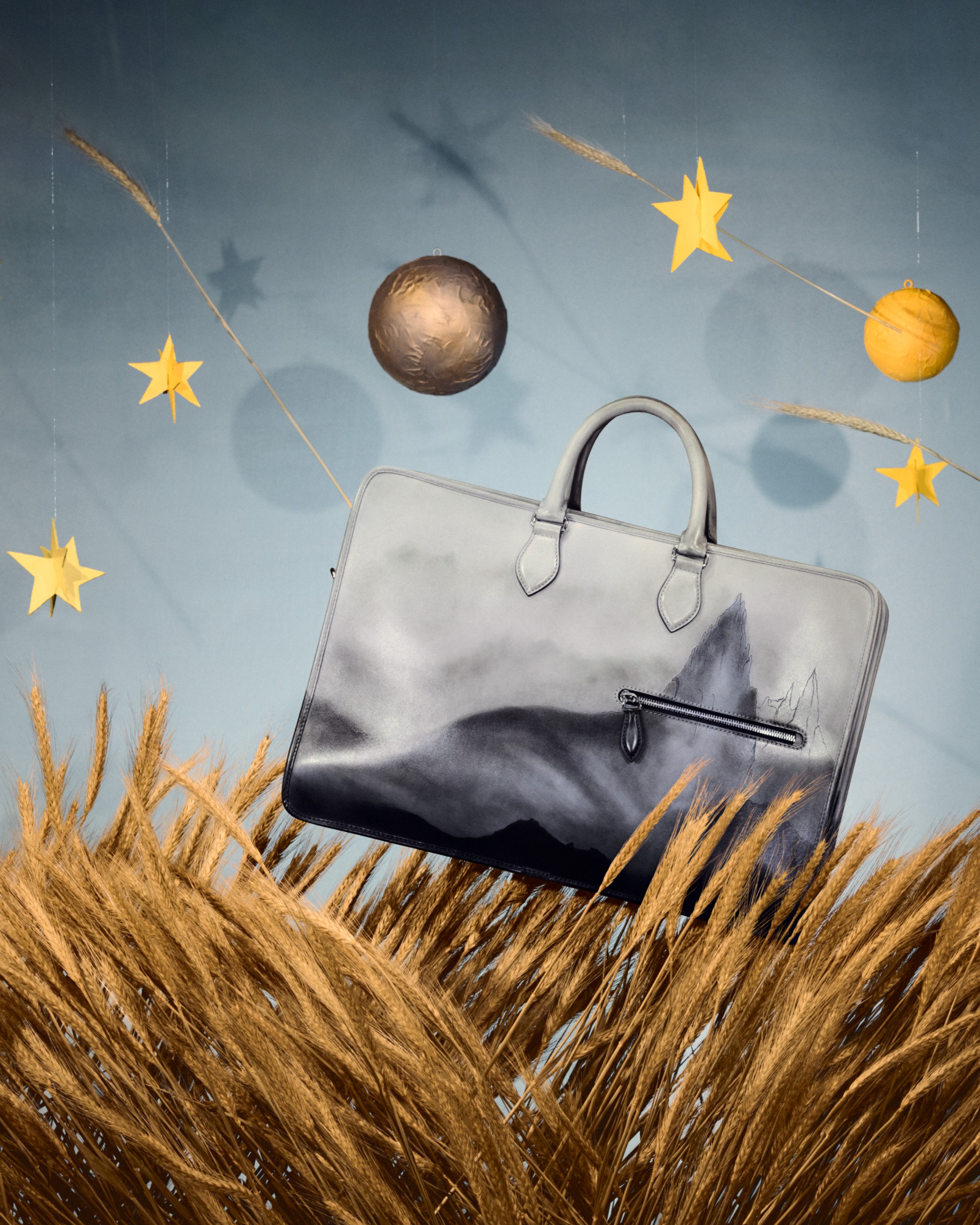 Berluti Petit Prince collaboration collection bags and accessories