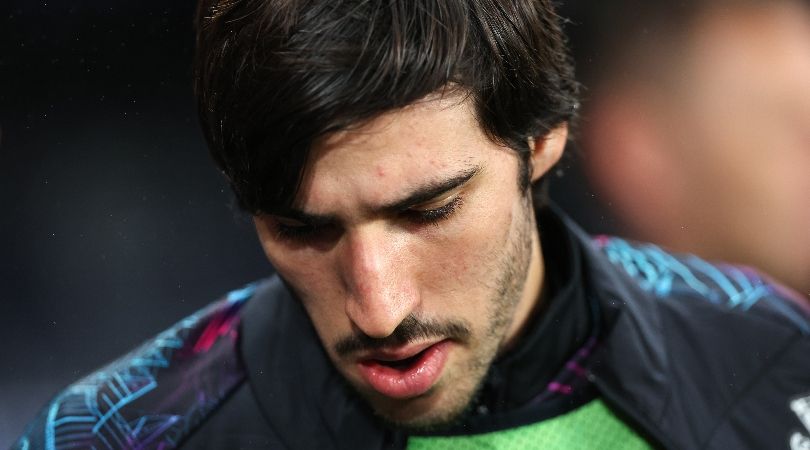 Sandro Tonali during Newcastle&#039;s Champions League clash against Borussia Dortmund in October 2023.