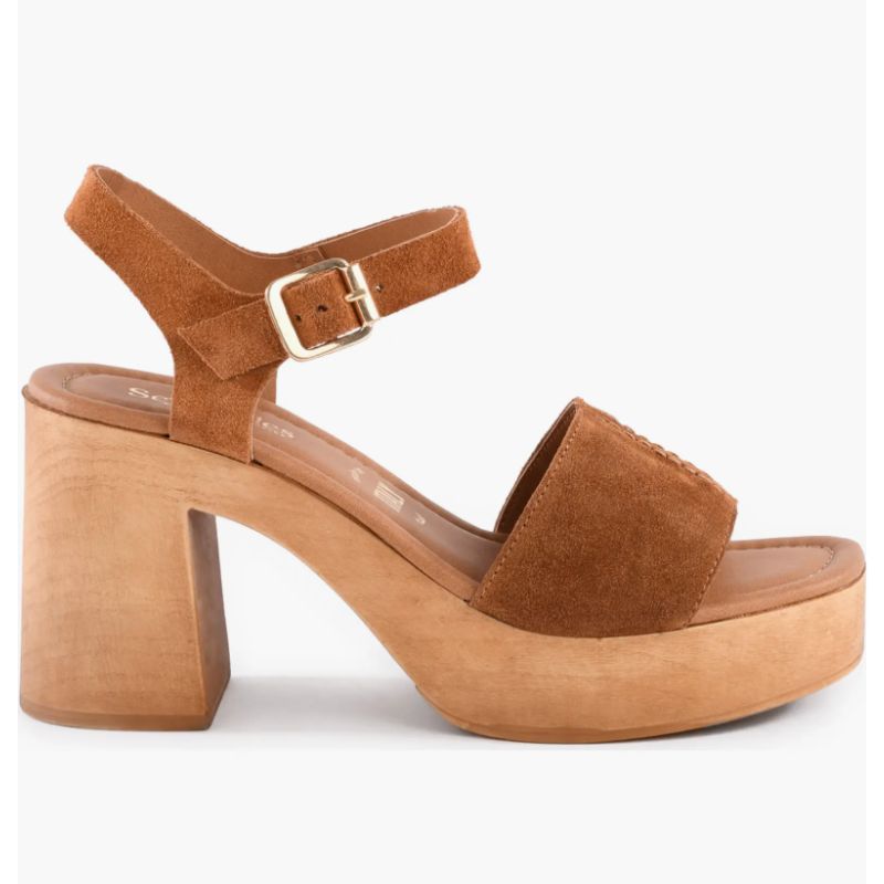 Seychelles , City Scape Platform Sandal
