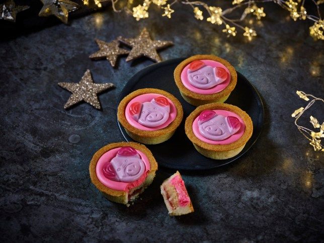 Percy Pig mince pies M&amp;S