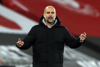 Guardiola has had to make do without Aguero for most of the season due to fitness issues