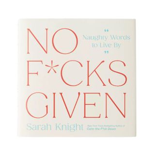 No F*cks Given coffee table book on white background