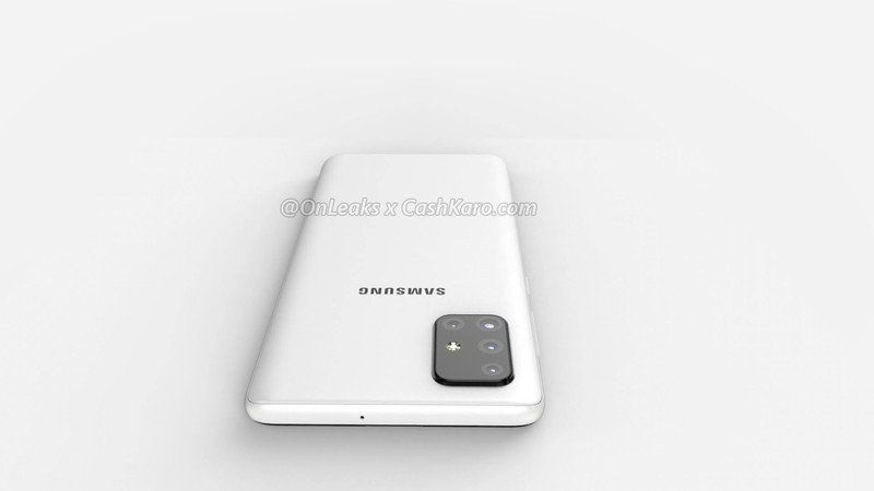 Galaxy A71 CAD-based Render
