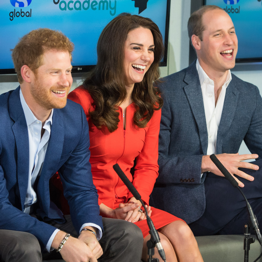Prince William, Princess Kate, and Prince Harry