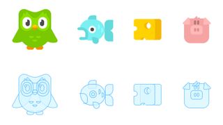 Duolingo icons