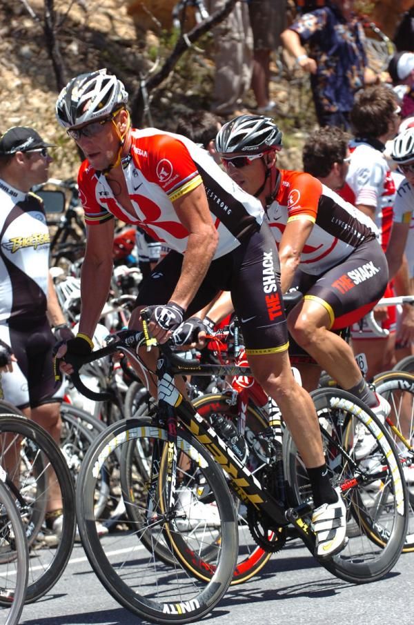 Lance Armstrong finished in the main field
