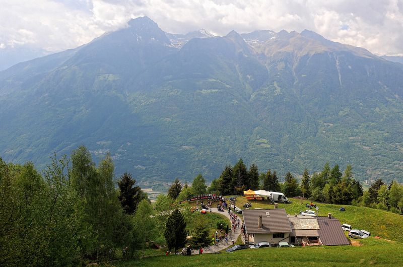 The Passo di Mortirolo has previously featured in the Giro d'Italia seven times
