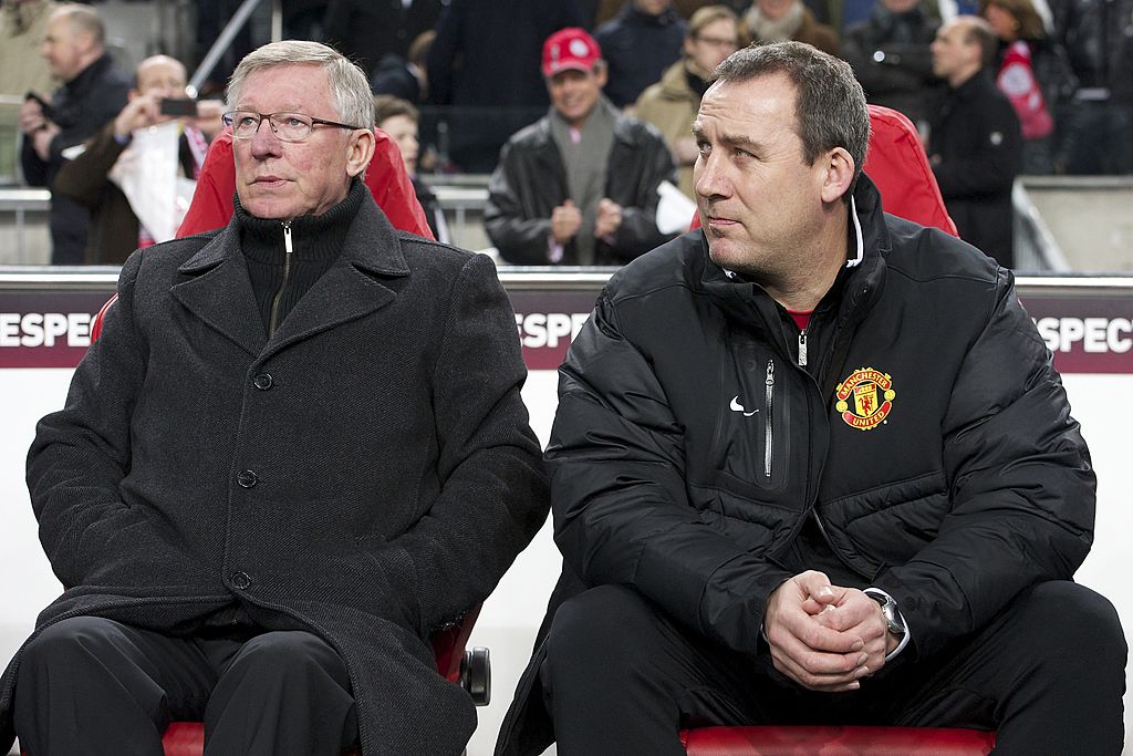 Sir Alex Ferguson and Rene Meulensteen in their Manchester United days