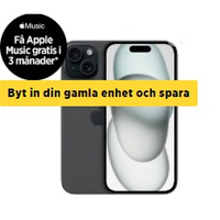 Apple iPhone (serierna 14, 15 och 16) | Specialerbjudande hos PowerInbytesrabatter + Apple Music gratis i 3 månader: