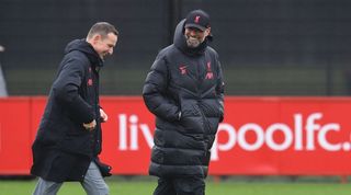 Pep Lijnders Jurgen Klopp Liverpool Anfield