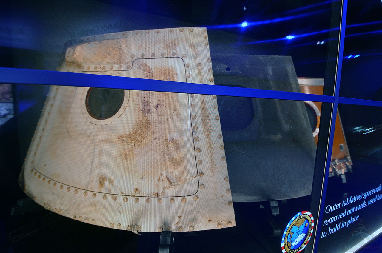 The hatches from NASA&#039;s Apollo 1 command module are revealed in &quot;Ad Astra Per Aspera,&quot; a new exhibit at Kennedy Space Center Visitor Complex in Florida dedicated to the memory of the Apollo 1 crew, Gus Grissom, Ed White and Roger Chaffee. 