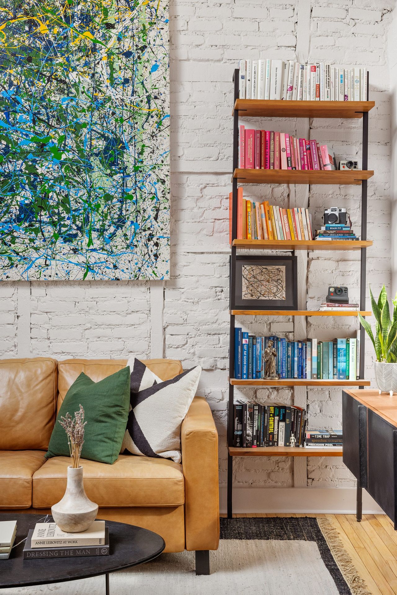 White-walled New York apartment
