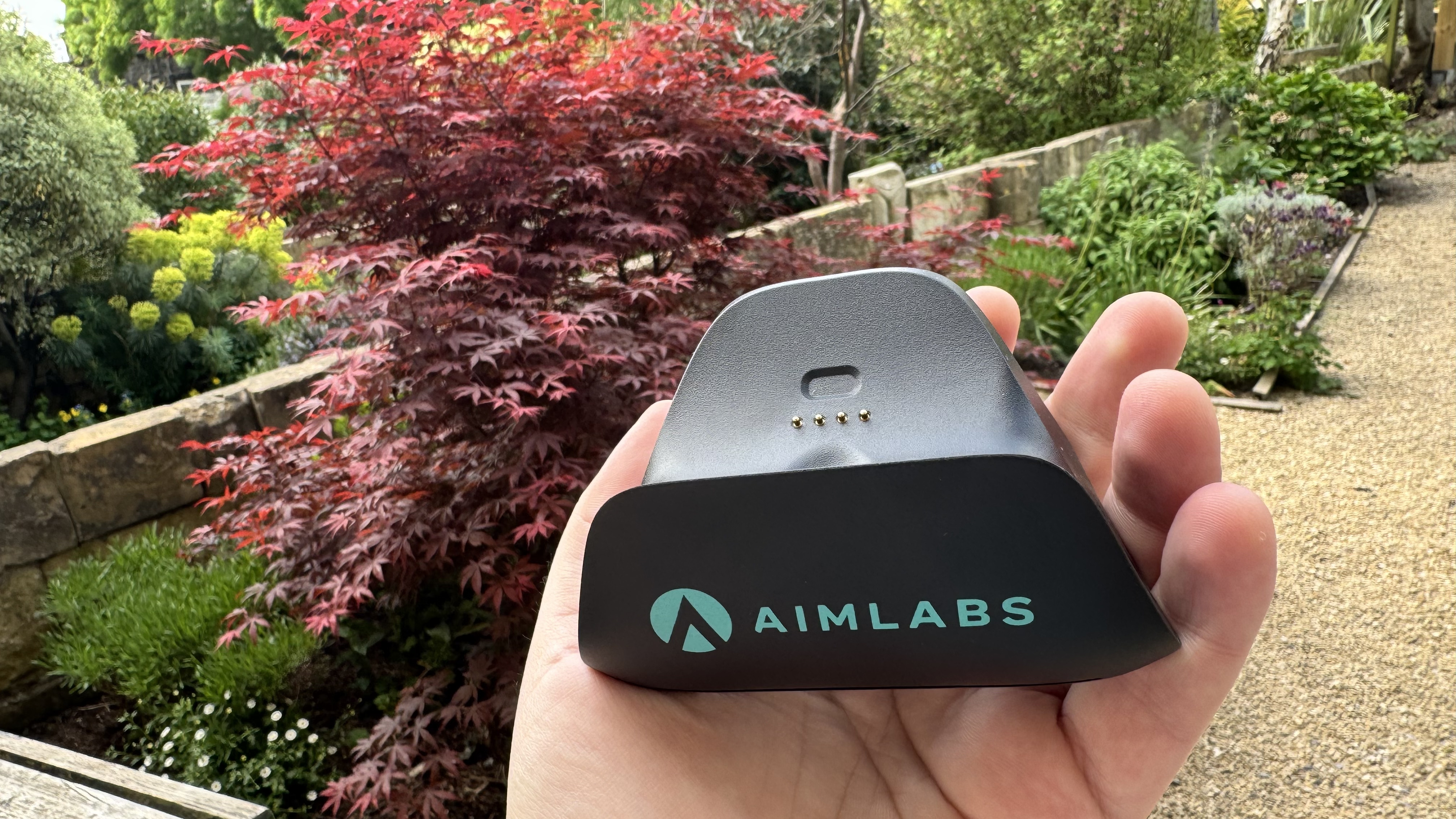 The GameSir G7 Pro 8K Aimlabs Edition stand by itself