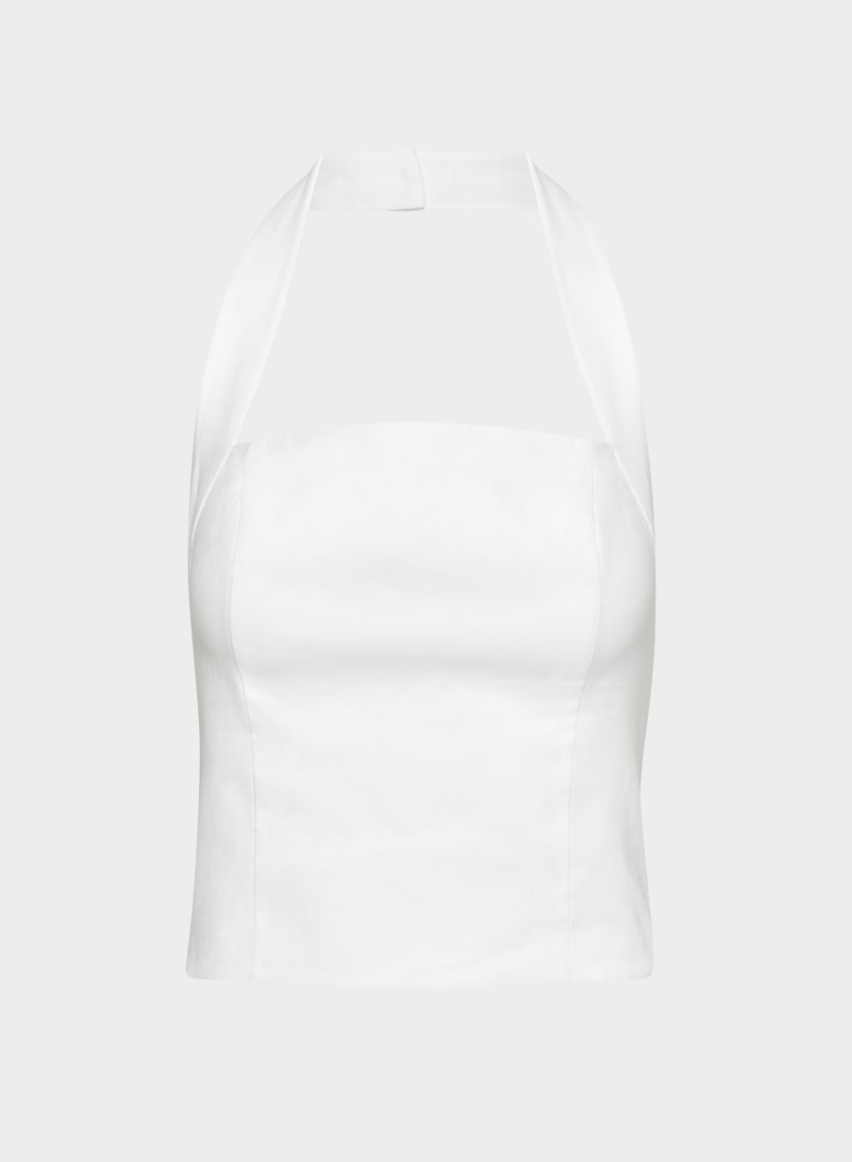 Aritzia, Wilfred Whisper Linen Halter Top