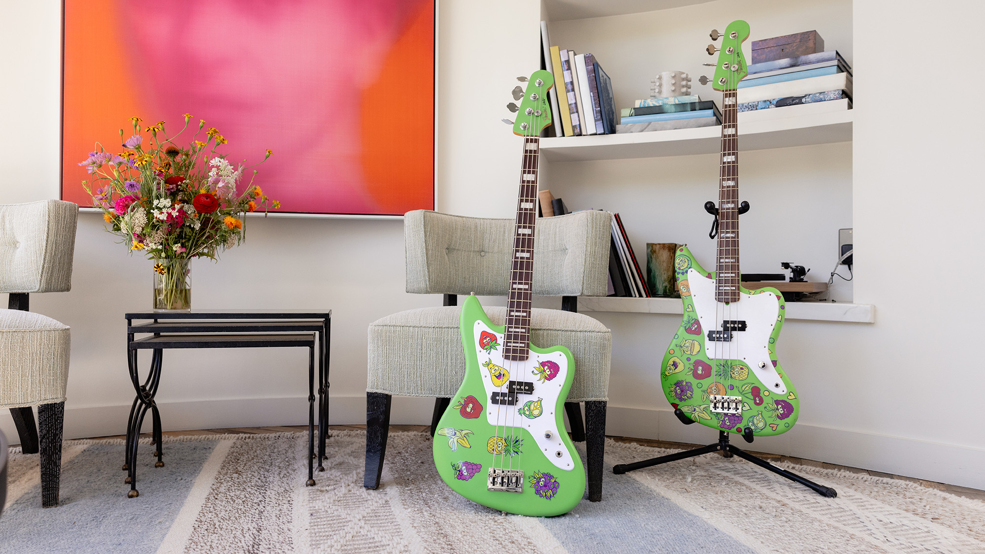 Fender Mark Hoppus Stoned Fruit Jaguar Bass