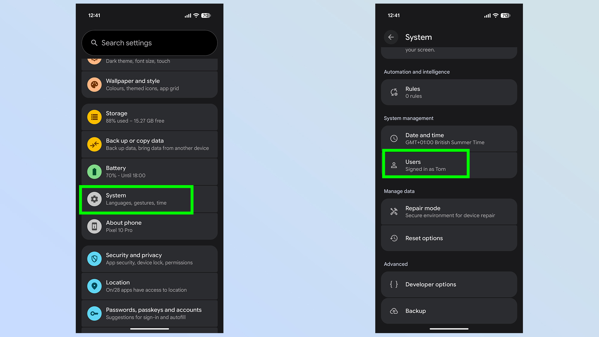 how to enable guest mode on android phones
