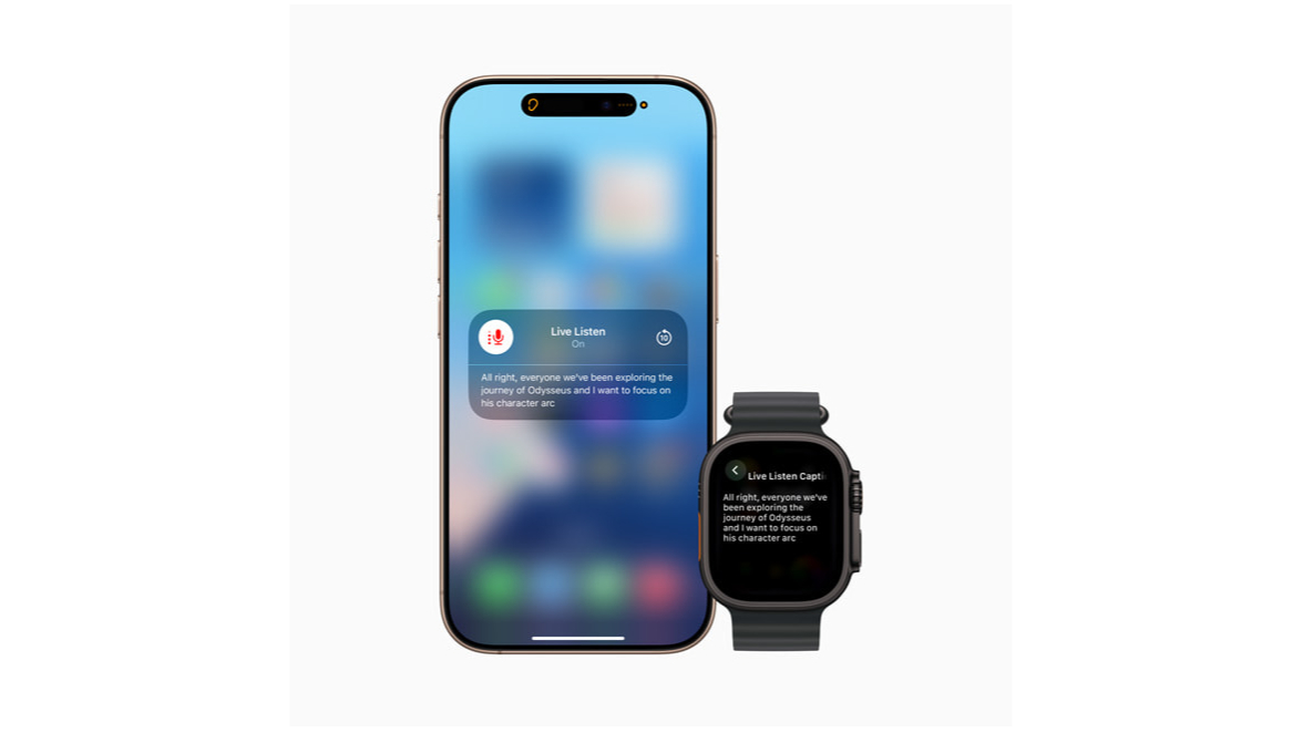 Live captions apple watch