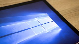 How to reinstall Windows 10 — Windows 10 device displaced on a tabletop
