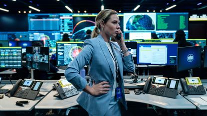 A House of Dynamite nuclear control room