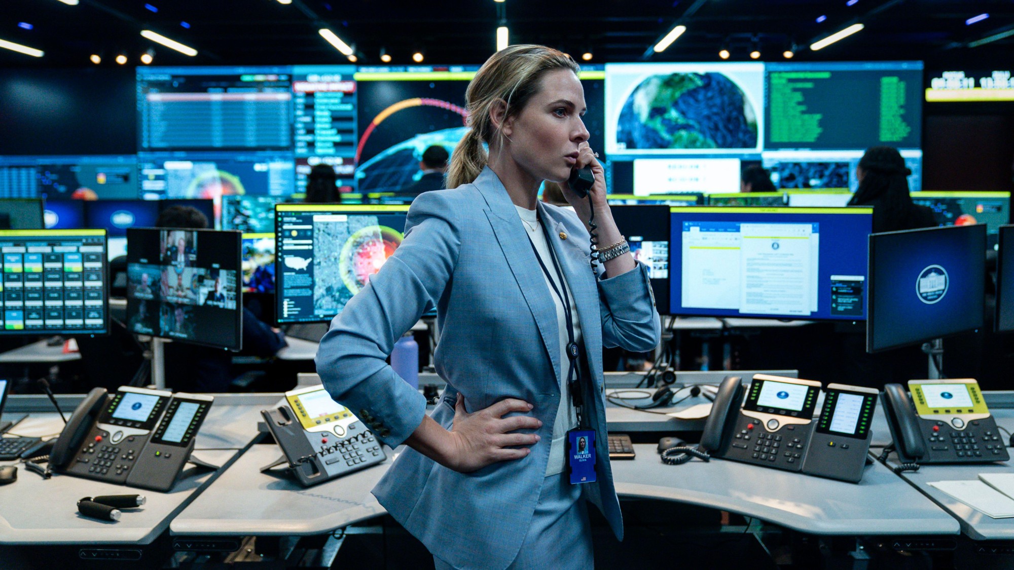 A House of Dynamite nuclear control room