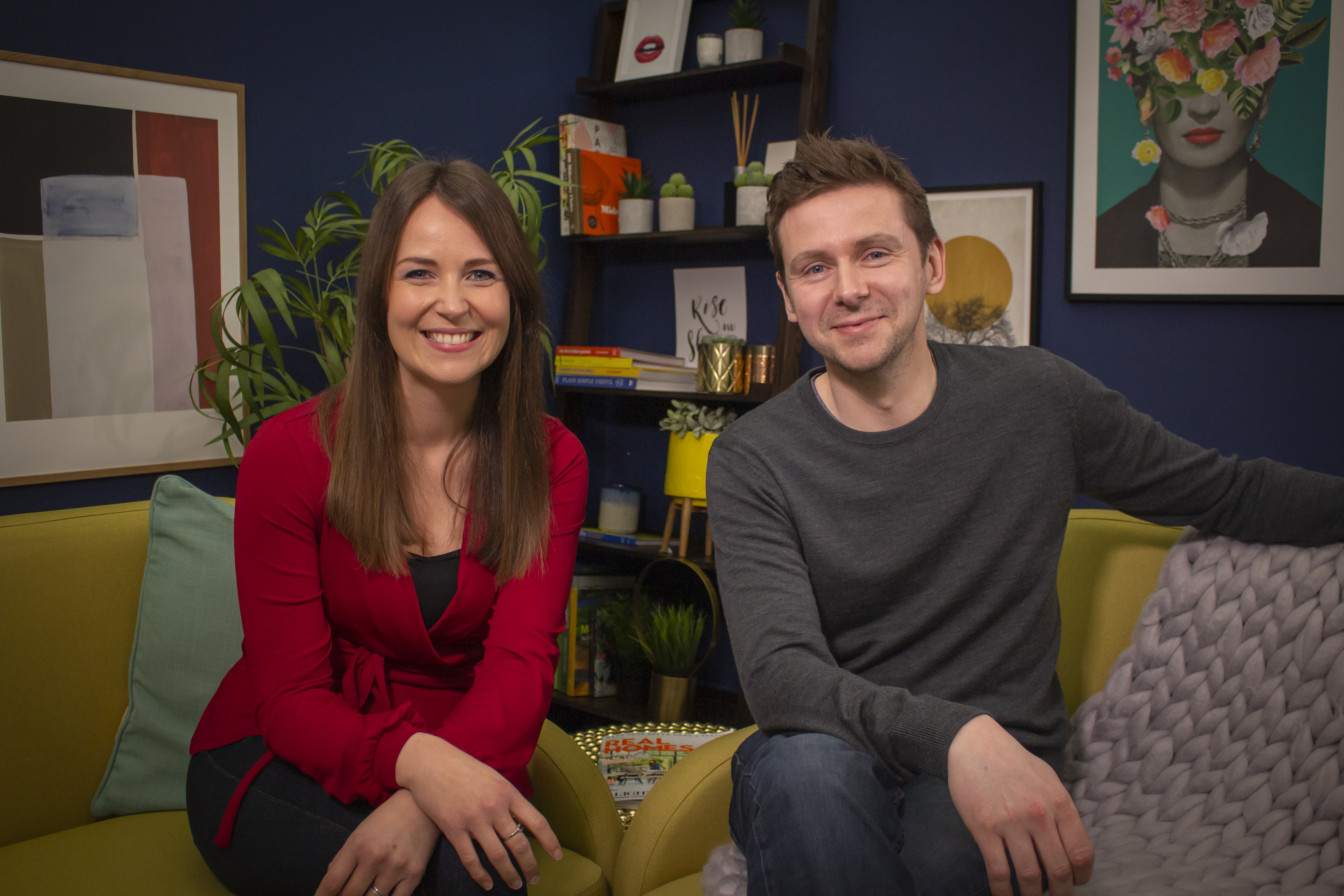 Real Homes Show presenters Laura Crombie and Jason Orme