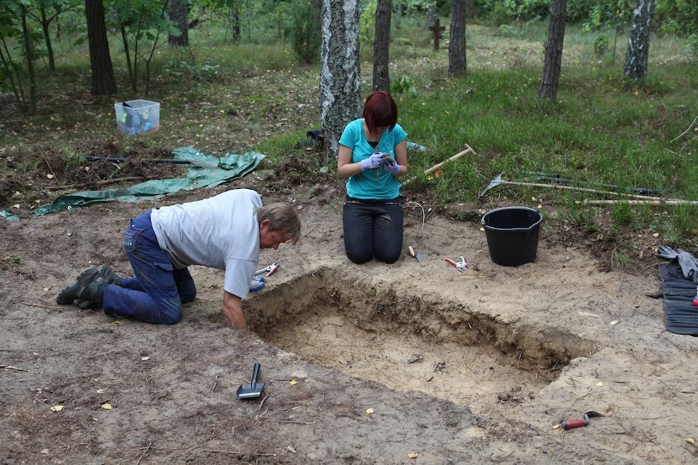 archaeology excavation at Treblinka