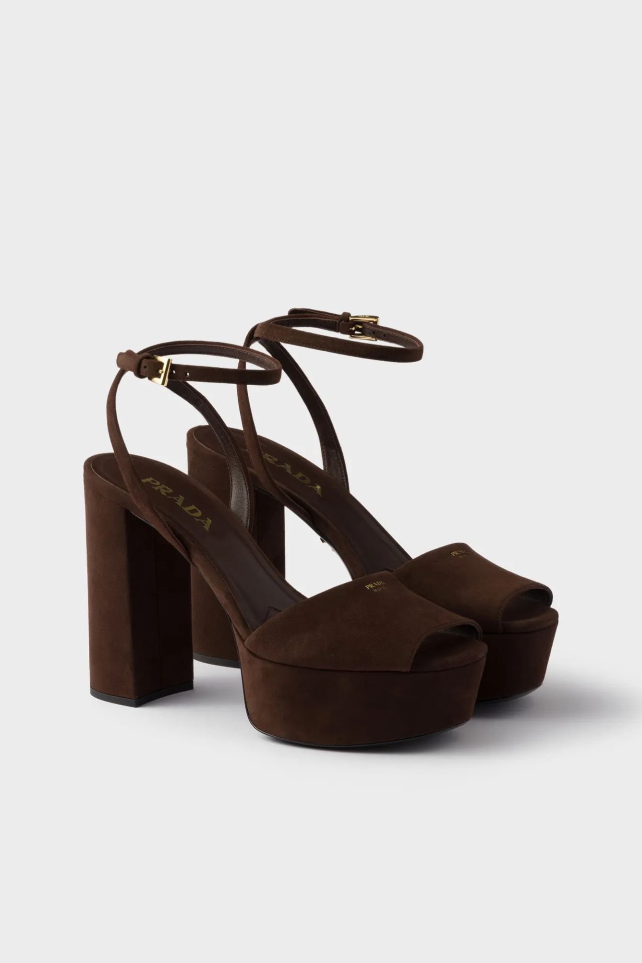 Suede Platform Sandals