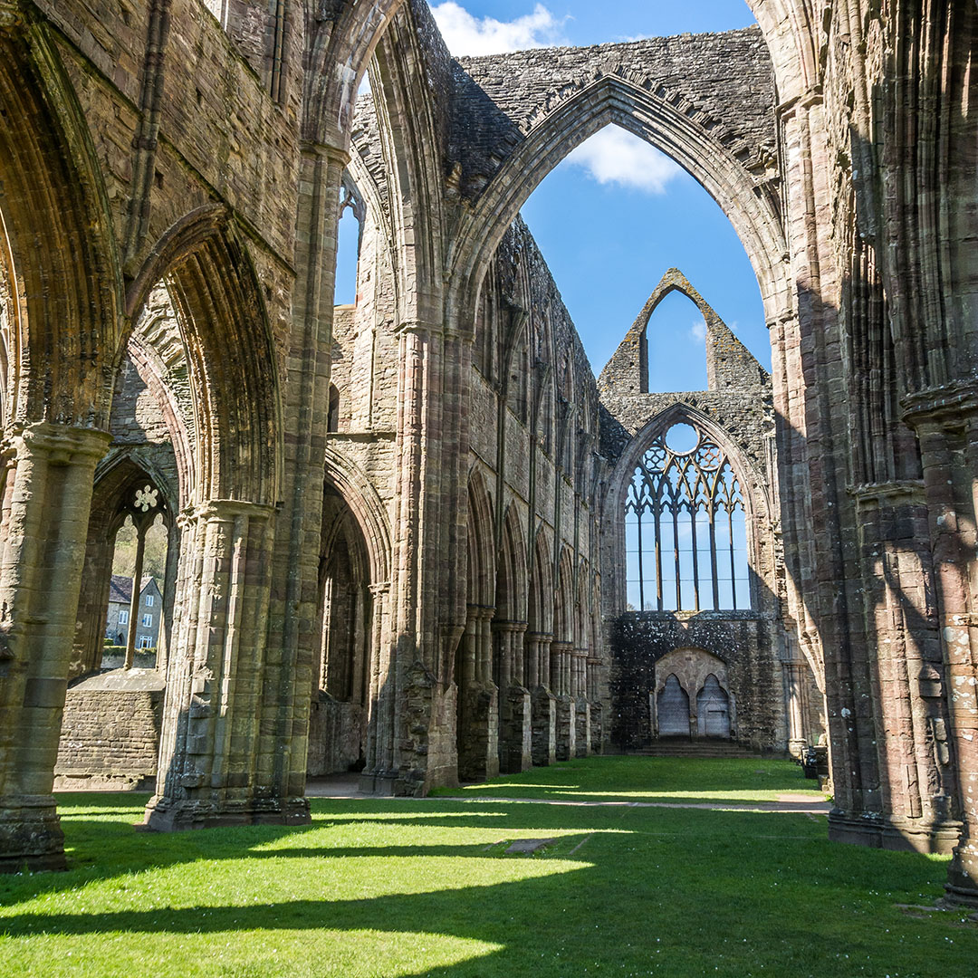 Tintern Abbey, on 9 May 1131 by Walter de Clare, fell into ruin after the Dissolution of the Monasteries in the 16th century. Its remains have been celebrated in poetry and painting for centuries.