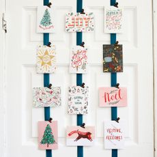 Christmas card ideas ways to display