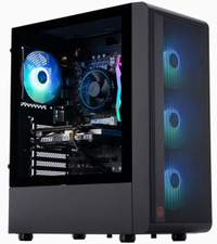 ABS Stratos Aqua Gaming PC: now $999 at Newegg CPU: Intel Core i5-14400F
GPU: Nvidia GeForce RTX 4060 8GB 
RAM: 32 GB of DDR5 6000MHz 
SSD: 1TB M.2 PCIe NVMe