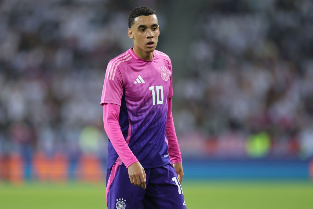 Who is Jamal Musiala&#039;s girlfriend? Germany Euro 2024 squad Jamal Musiala of Germany reacts during the international friendly match between Germany and Greece at Borussia Park Stadium on June 07, 2024 in Moenchengladbach, Germany. (Photo by Alex Grimm/Getty Images)