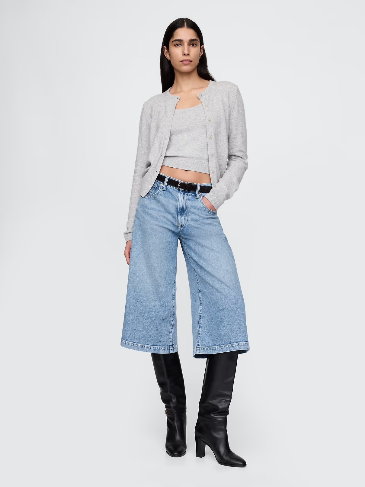 Gap, High Rise Culotte Jeans