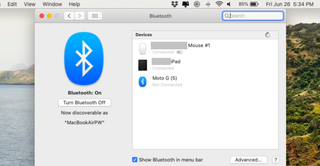 How to view battery levels for Bluetooth devices in macOS