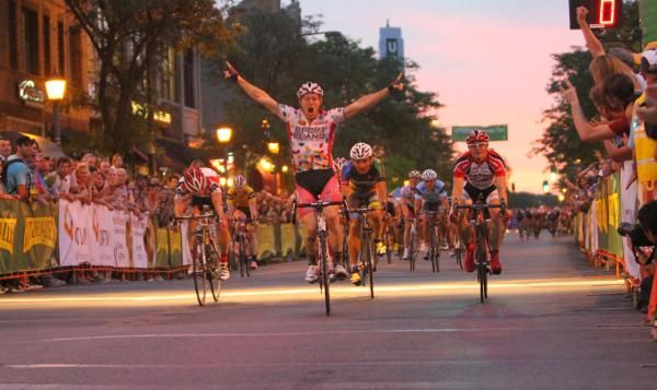 A Jelly Belly rider takes victory