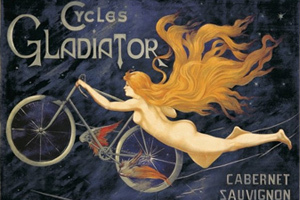 Cycles Gladiator label - nude nymph label