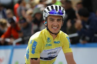 Tour of California: Alaphilippe survives chaotic stage 7 to keep yellow