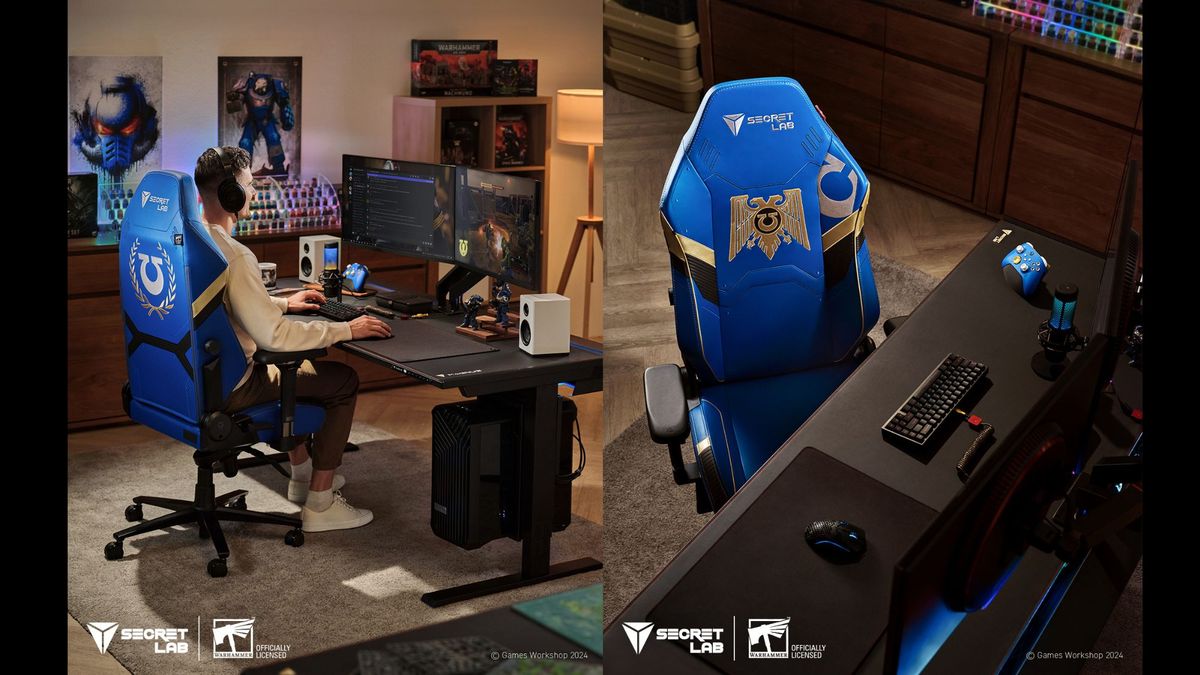 Secretlab TITAN Evo Warhammer 40,000 Ultramarines Edition