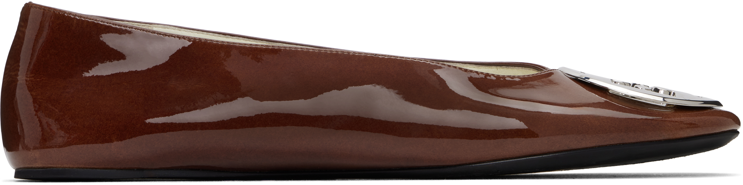 Ssense Exclusive Brown Reva Ballerina Flats