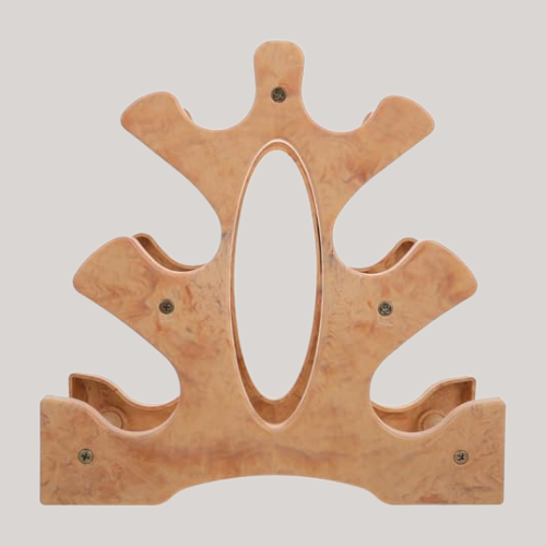 Galpada Small Dumbbell Rack Wooden Weight Stand Compact Dumbbell Storage Organizer for Home Gym Strength Training Equipment